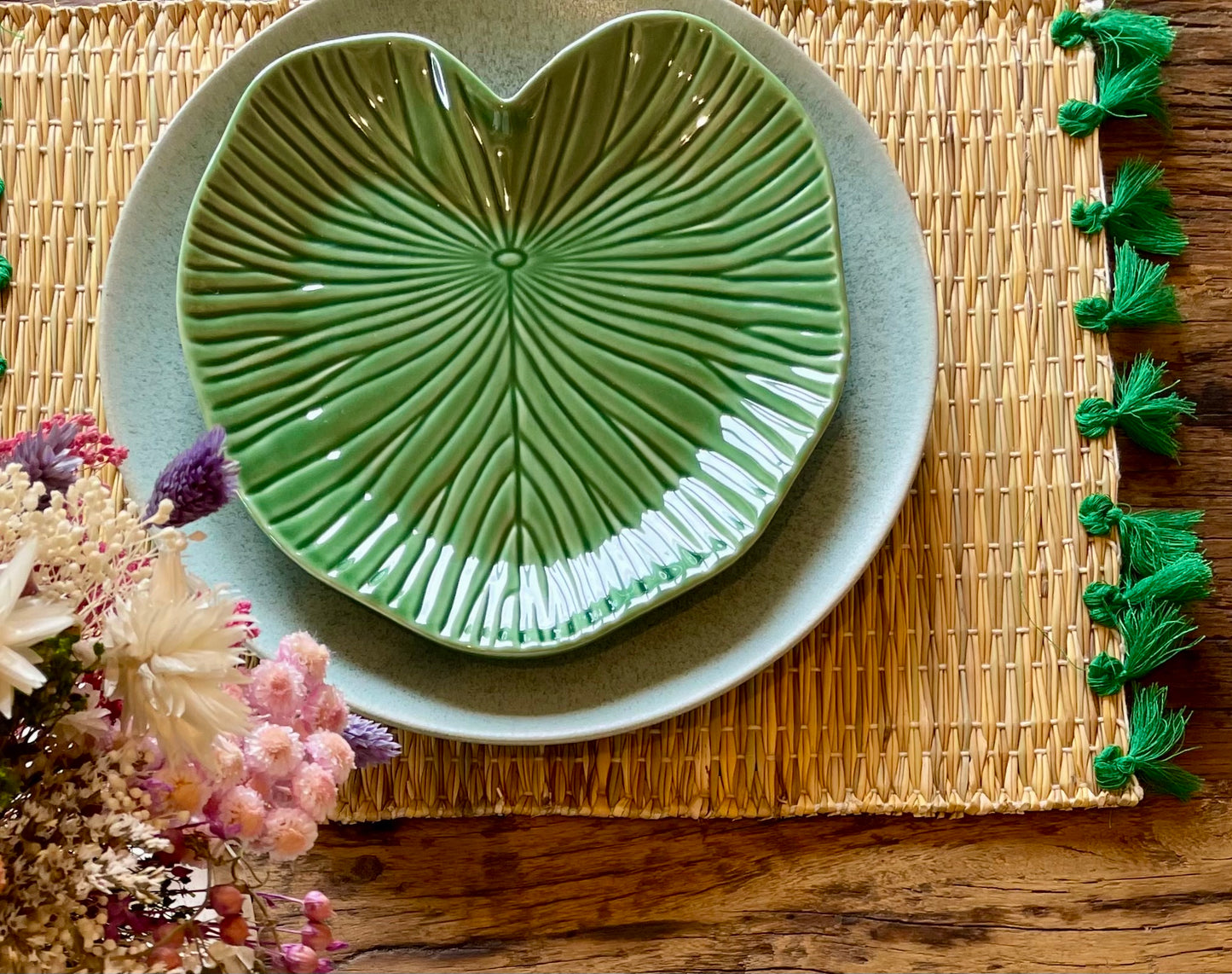 Folha de nenúfar (verde escuro)