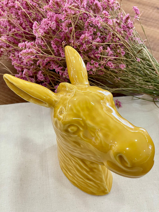 Cabeça de burro (amarelo mostarda)